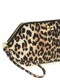 Ganni Bou Make up Beauty Case Brown