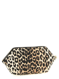 Ganni Bou Make up Beauty Case Brown