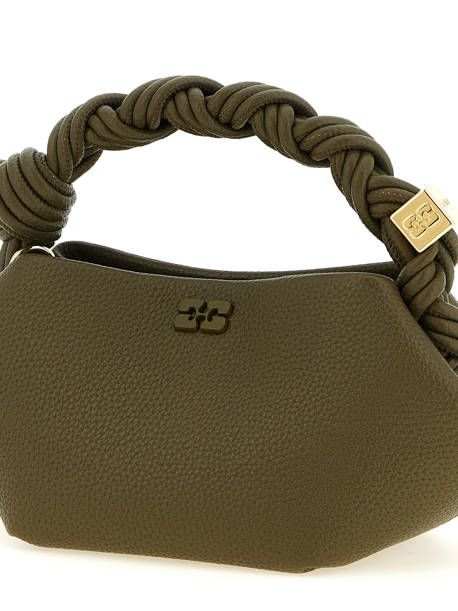 Ganni Bou Mini Handbag Green
