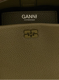 Ganni Bou Mini Handbag Green