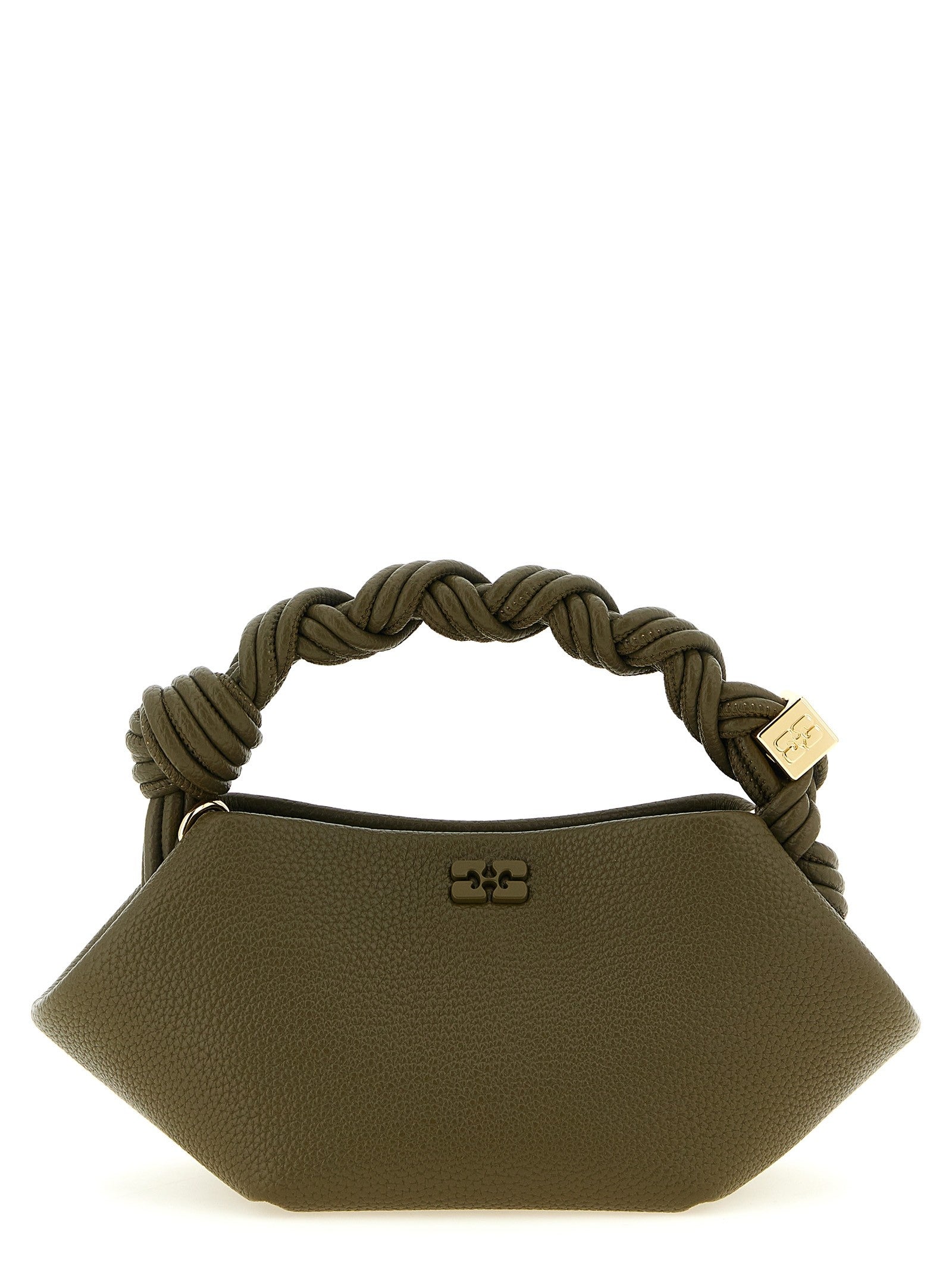 Ganni Bou Mini Handbag Green