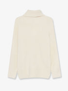 Toteme Women's Bouclé Alpaca Blend Turtleneck White