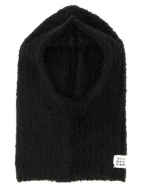 MM6 Maison Margiela Bouclé Balaclava Black