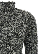 Alberta Ferretti Bouclé Blazer White, view 3