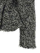 Alberta Ferretti Bouclé Blazer White, view 4