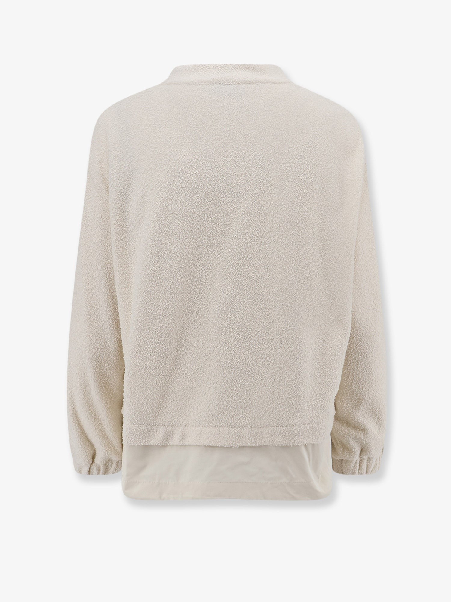 Moncler Women's Bouclé Nylon Jacket White