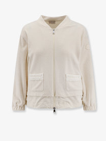 Moncler Women's Bouclé Cardigan White