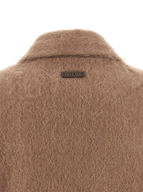 Peserico Bouclé Overshirt Beige
