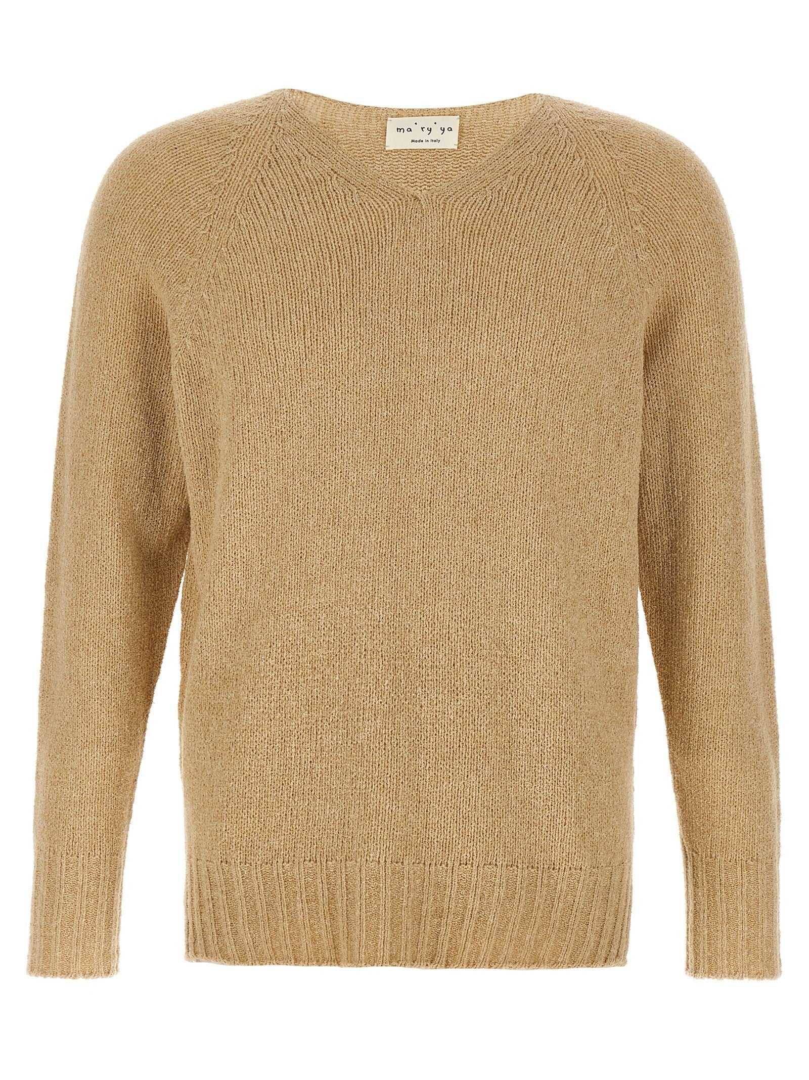 ma' ry' ya Bouclé Sweater Beige