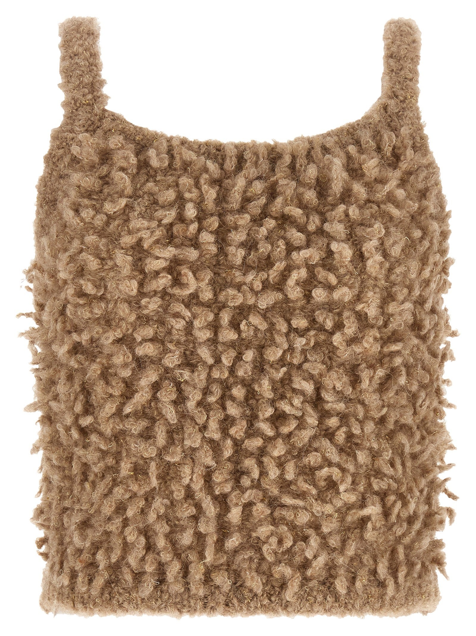 Peserico Bouclé Top Beige