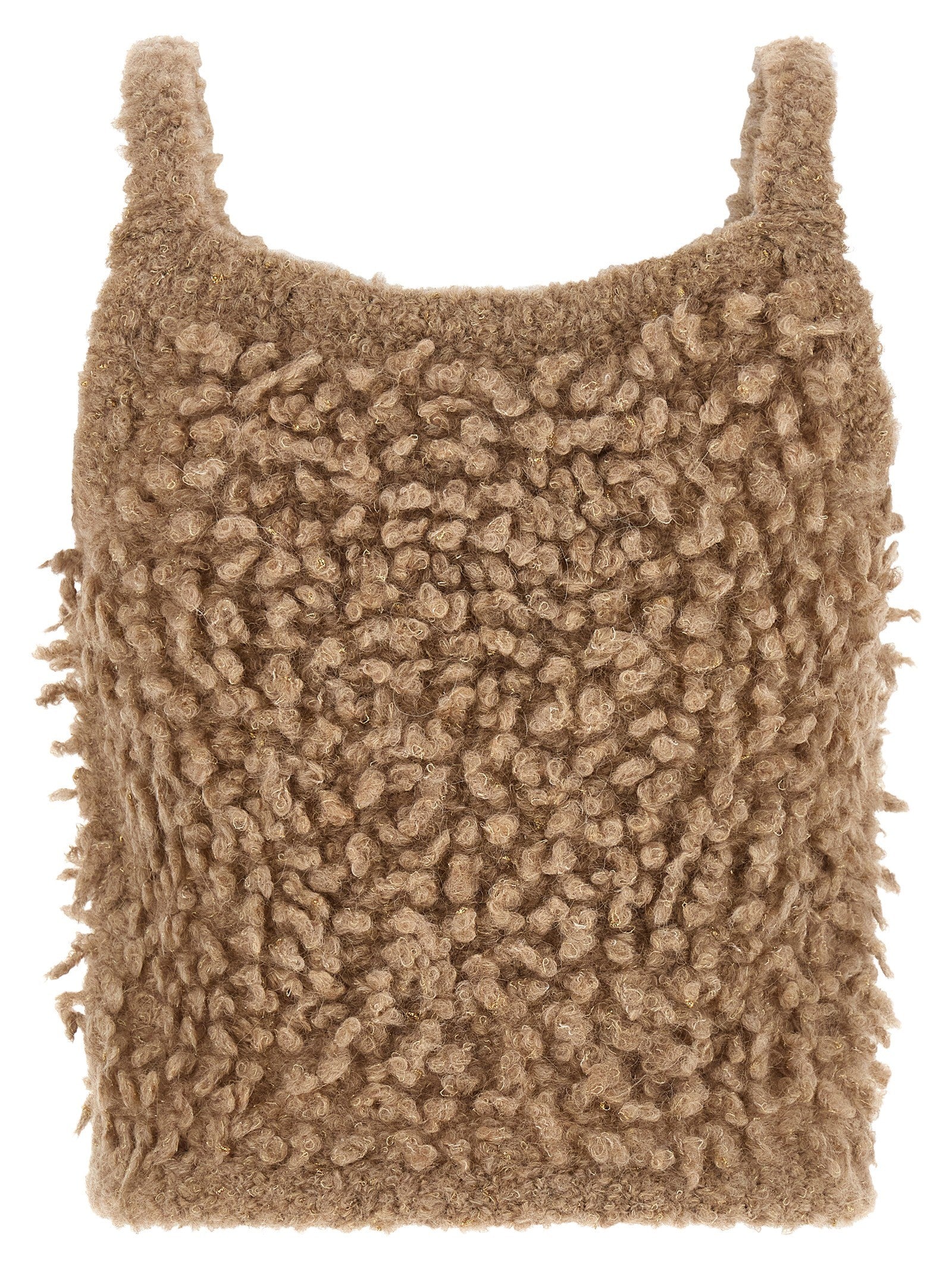 Peserico Bouclé Top Beige