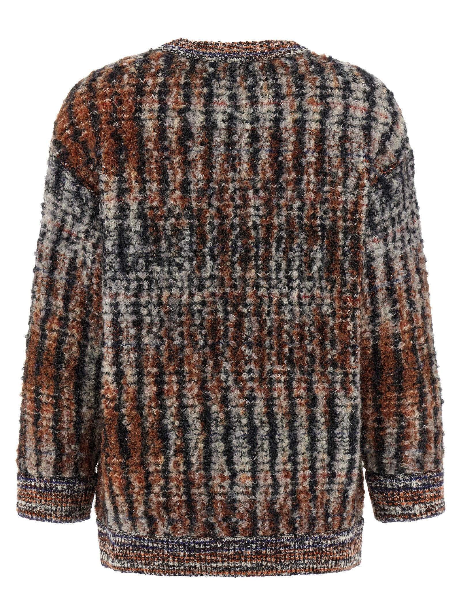 Missoni Bouclé Wool Cardigan Gold