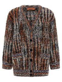 Missoni Bouclé Wool Cardigan Gold