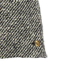 Versace Bouclé Wool Shorts White