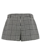 self-portrait Bouclé Wool Skort White, view 2
