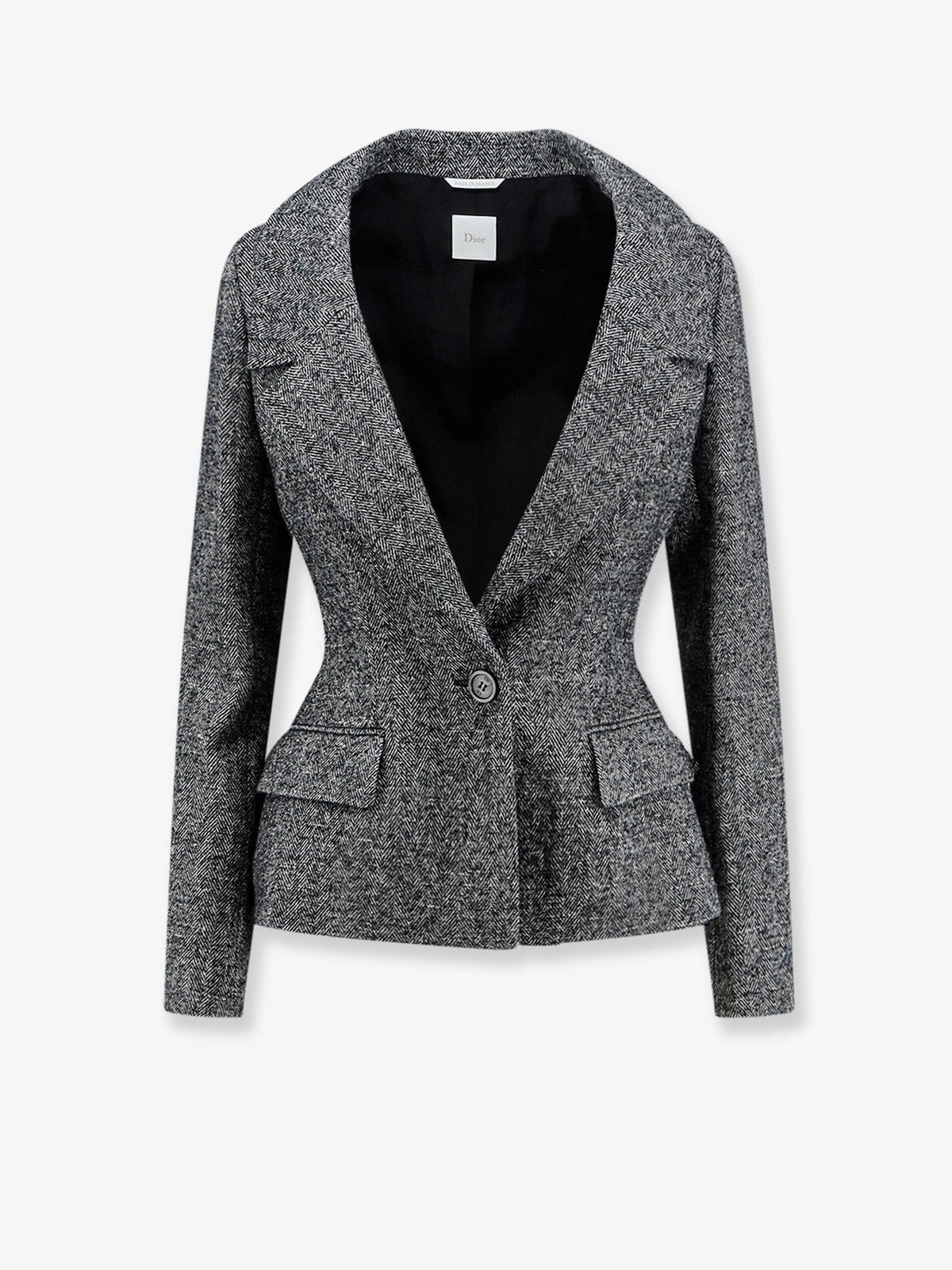 Dior Women's Bouclette Chevron Blazer Pattern