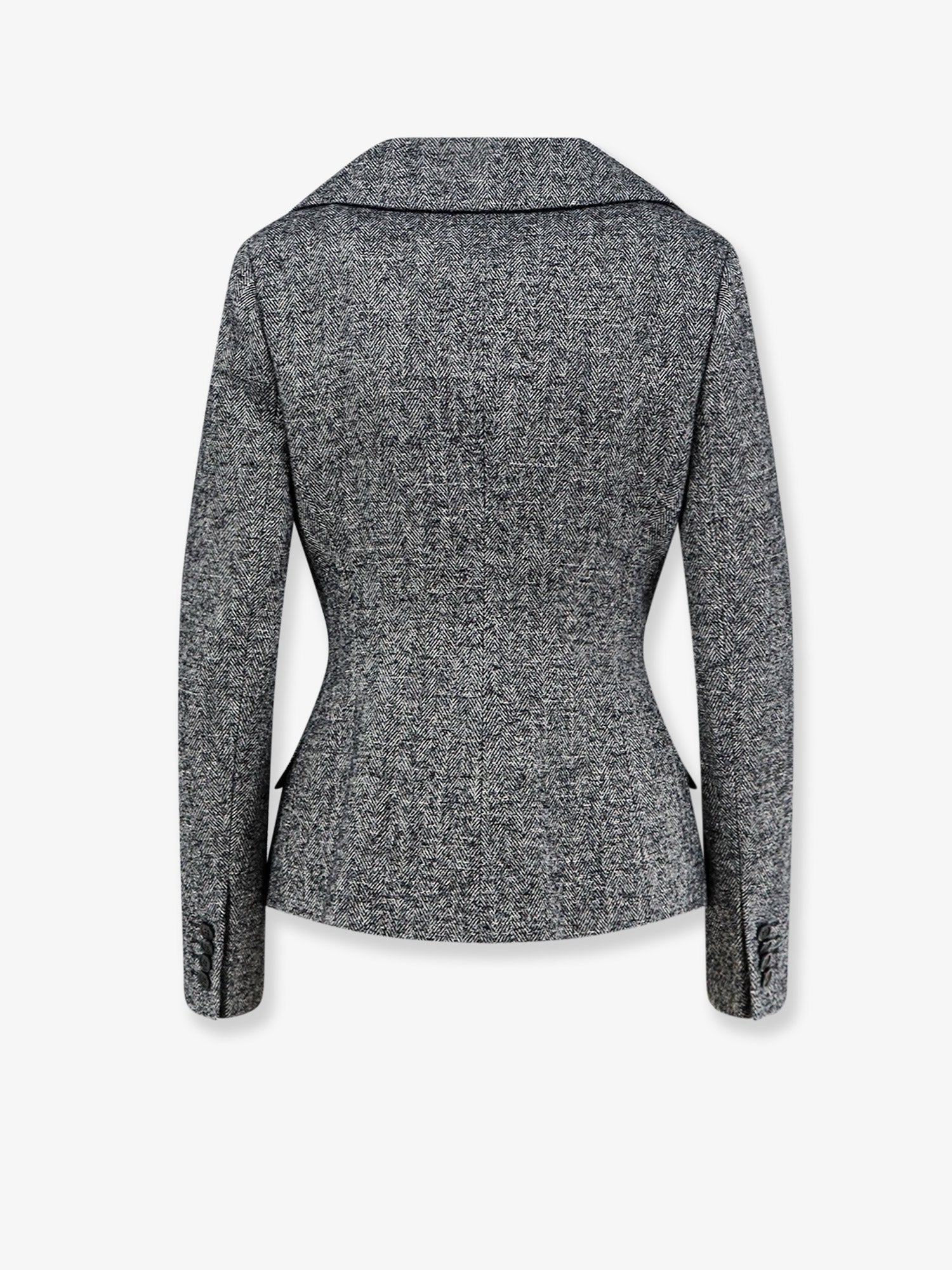 Dior Women's Bouclette Chevron Blazer Pattern