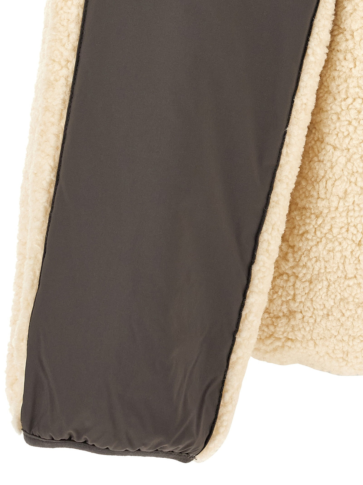 Maison Kitsuné Bouclette Fleece Jacket Beige