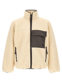 Maison Kitsuné Bouclette Fleece Jacket Beige