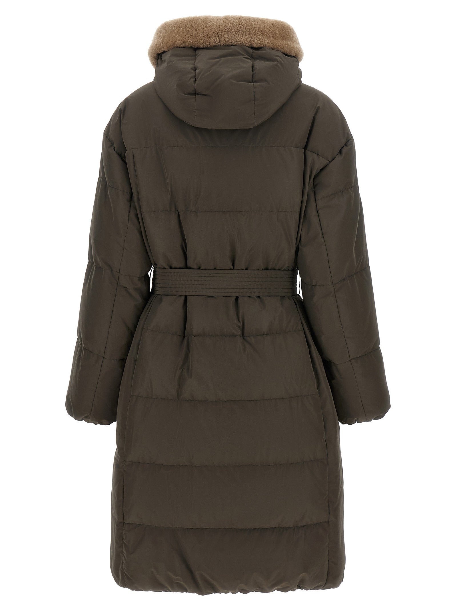 Brunello Cucinelli Boudin Quilted Down Jacket Green