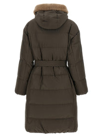 Brunello Cucinelli Boudin Quilted Down Jacket Green