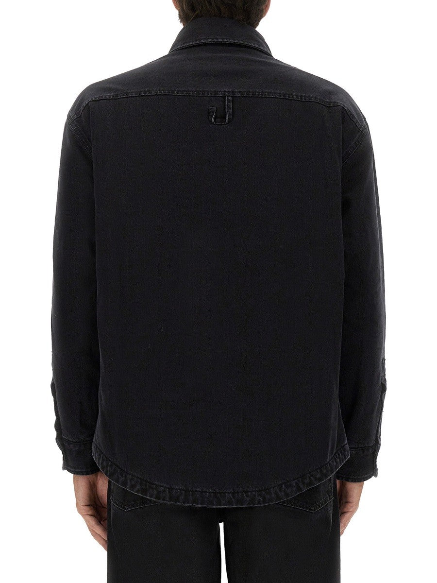 JACQUEMUS Men's Boulanger Shirt Black JACQUEMUS