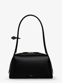 ALAÏA Women's Bouledogue Leather Shoulder Bag Black