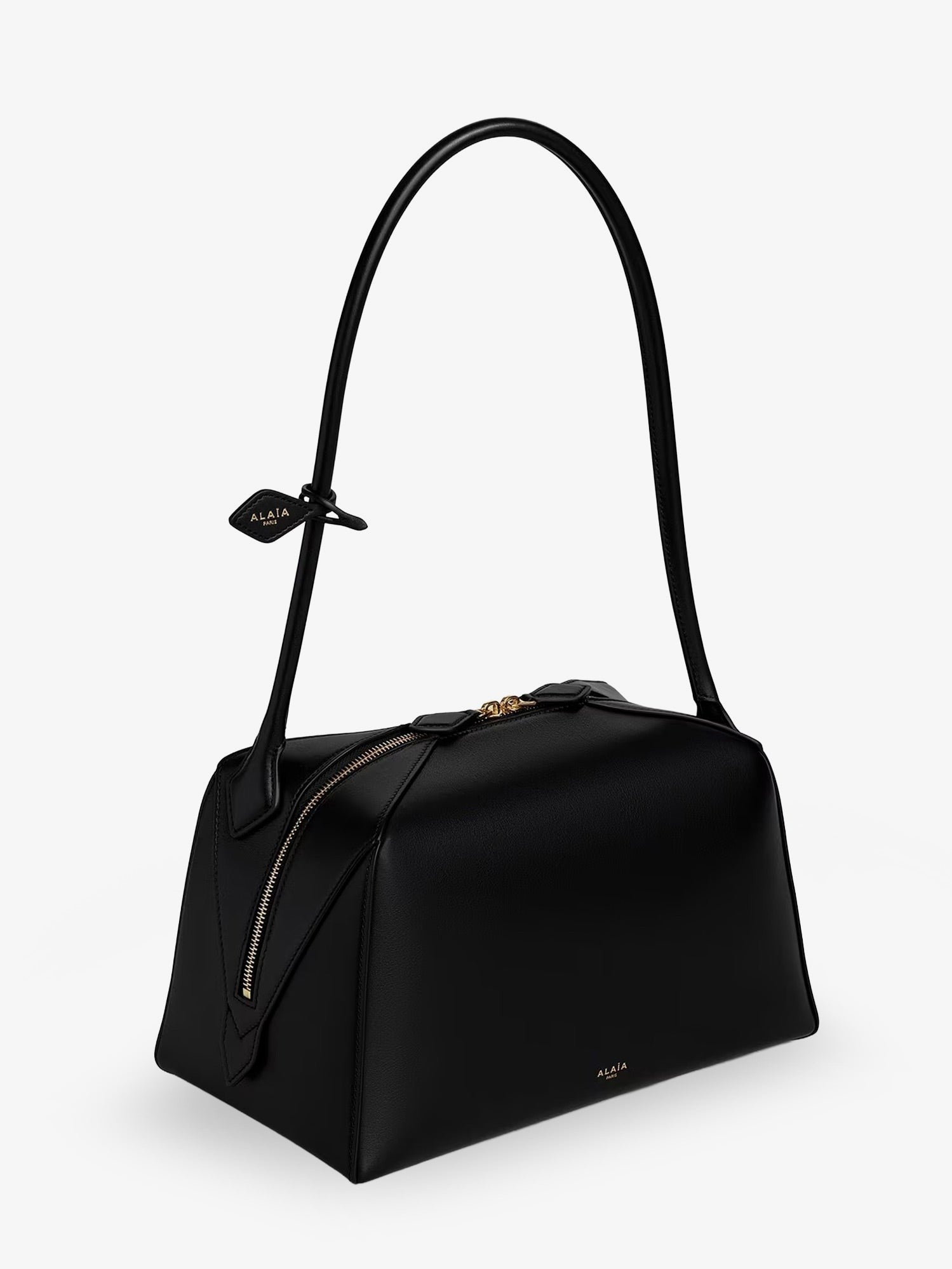 ALAÏA Women's Bouledogue Leather Shoulder Bag Black