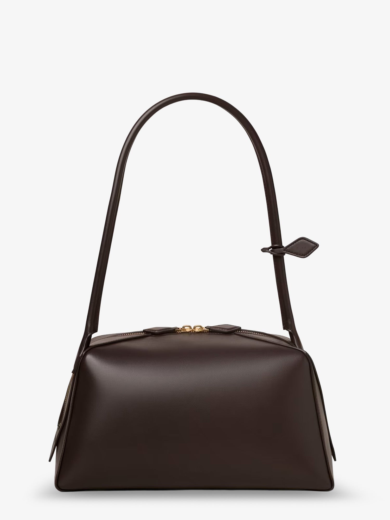 ALAÏA Women's Bouledogue Leather Shoulder Bag Brown