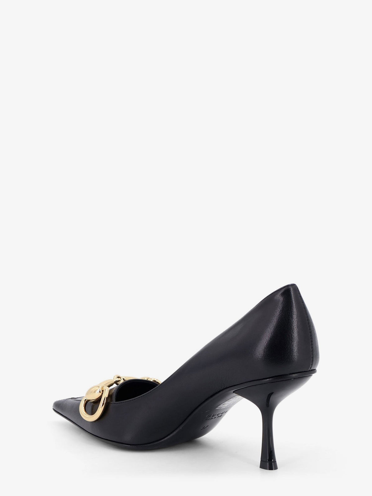 Gucci Women's Boulevard Leather Pumps Black, view 3