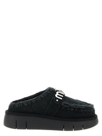 Mou Bounce Clog Sabots Black