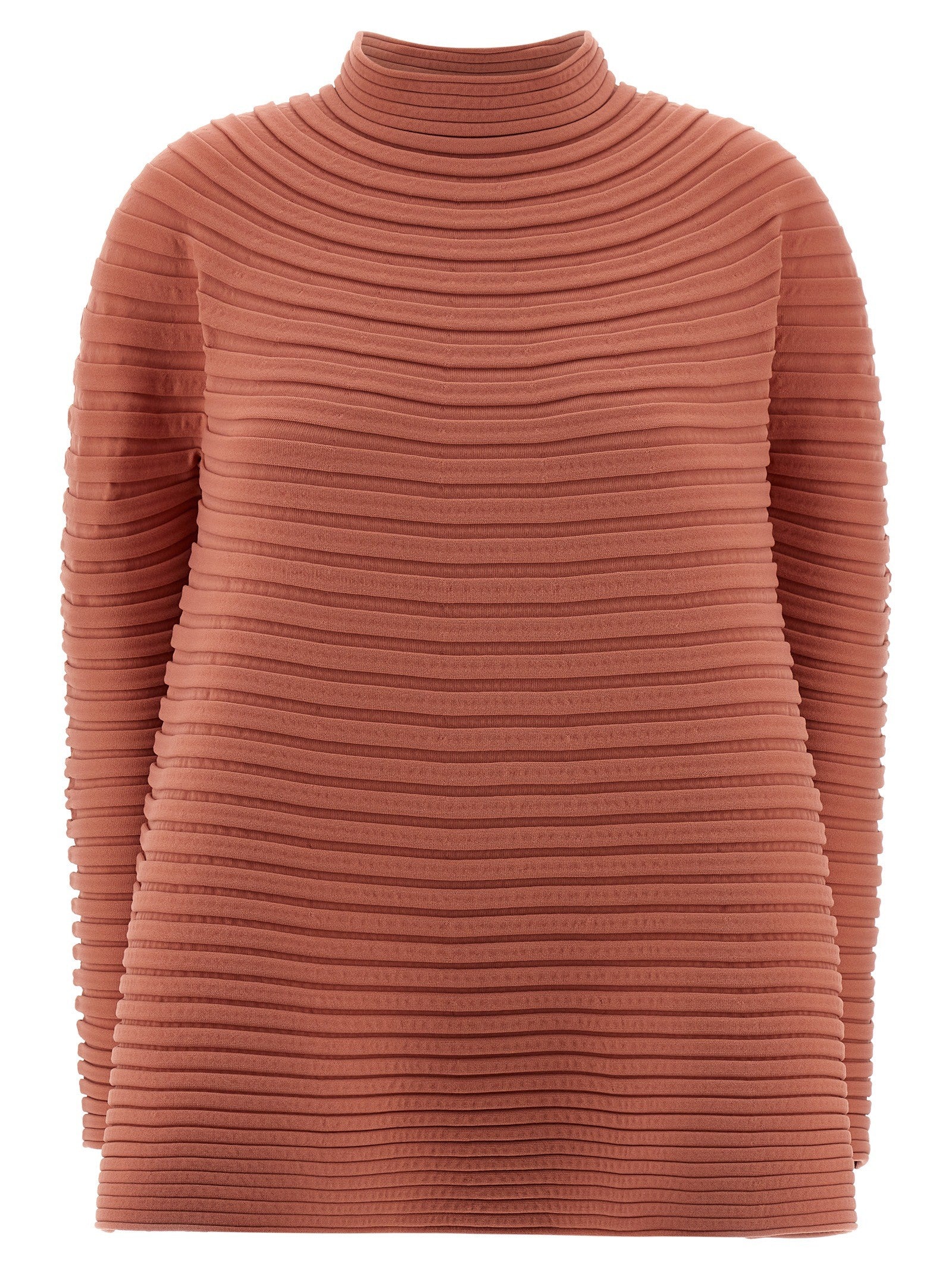 Pleats Please Issey Miyake Bounce Knit Top Blue