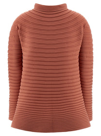 Pleats Please Issey Miyake Bounce Knit Top Blue