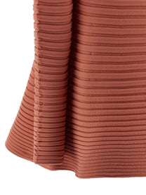 Pleats Please Issey Miyake Bounce Knit Top Blue