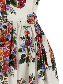 Dolce &amp; Gabbana Bouquet Di Fiori Dress White, view 4