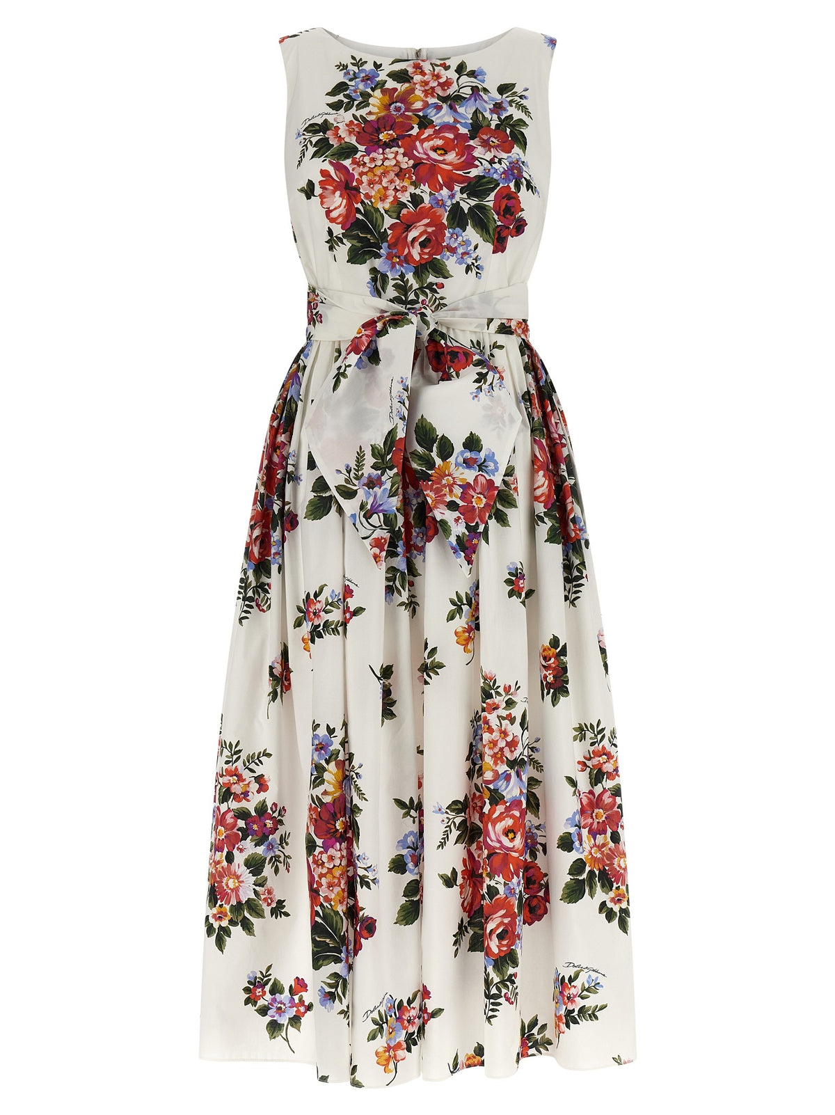 Dolce &amp; Gabbana Bouquet Di Fiori Dress White