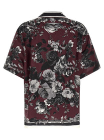 Dolce &amp; Gabbana Bouquet Fiori Shirt Red