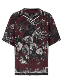 Dolce &amp; Gabbana Bouquet Fiori Shirt Red