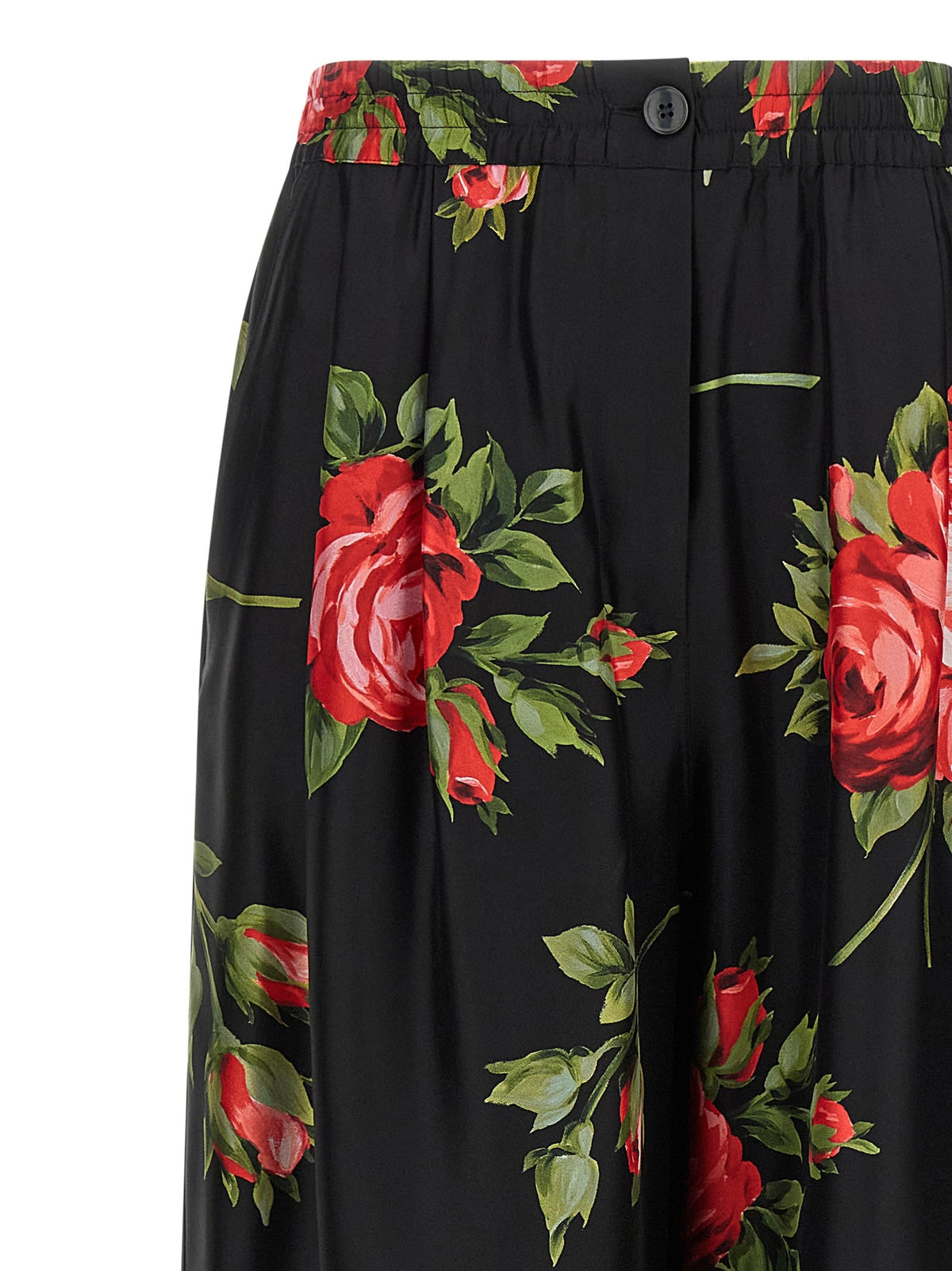 Dolce &amp; Gabbana Bouquet Rose Pants Black, view 3