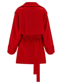 Sportmax Trench Coat Red