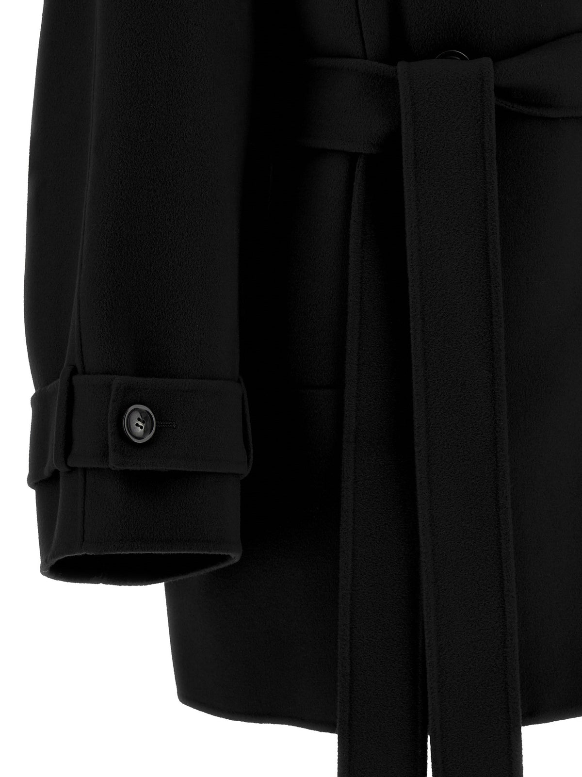 Sportmax Trench Coat Black