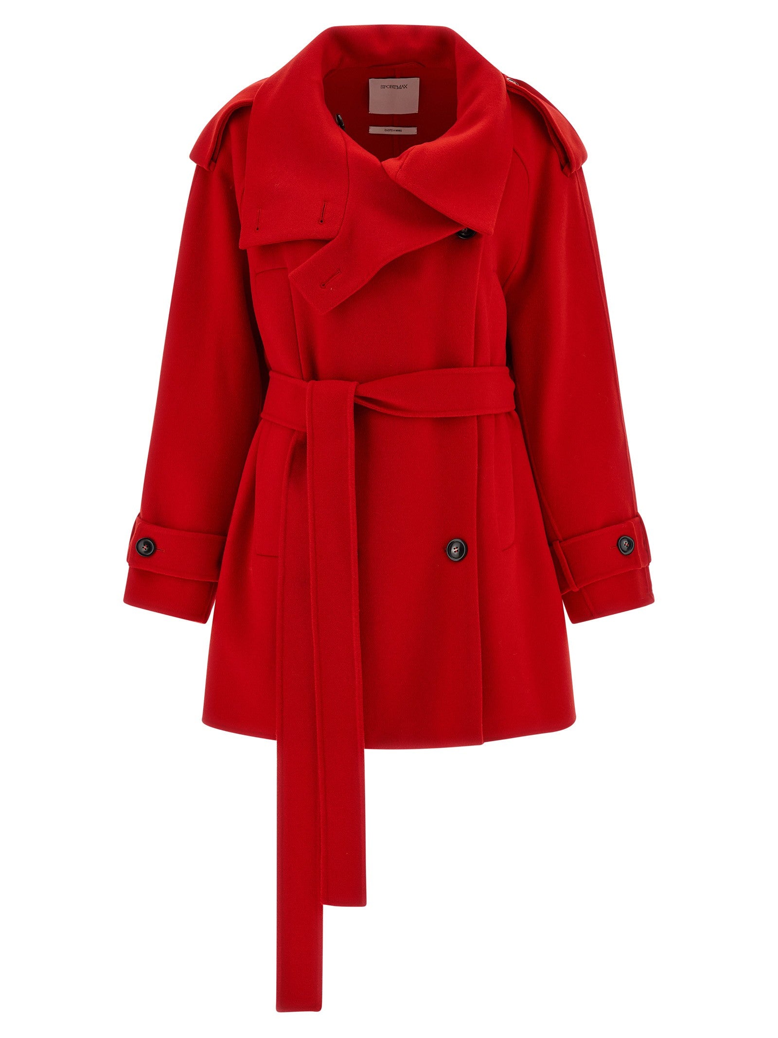 Sportmax Trench Coat Red