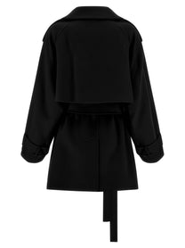 Sportmax Trench Coat Black