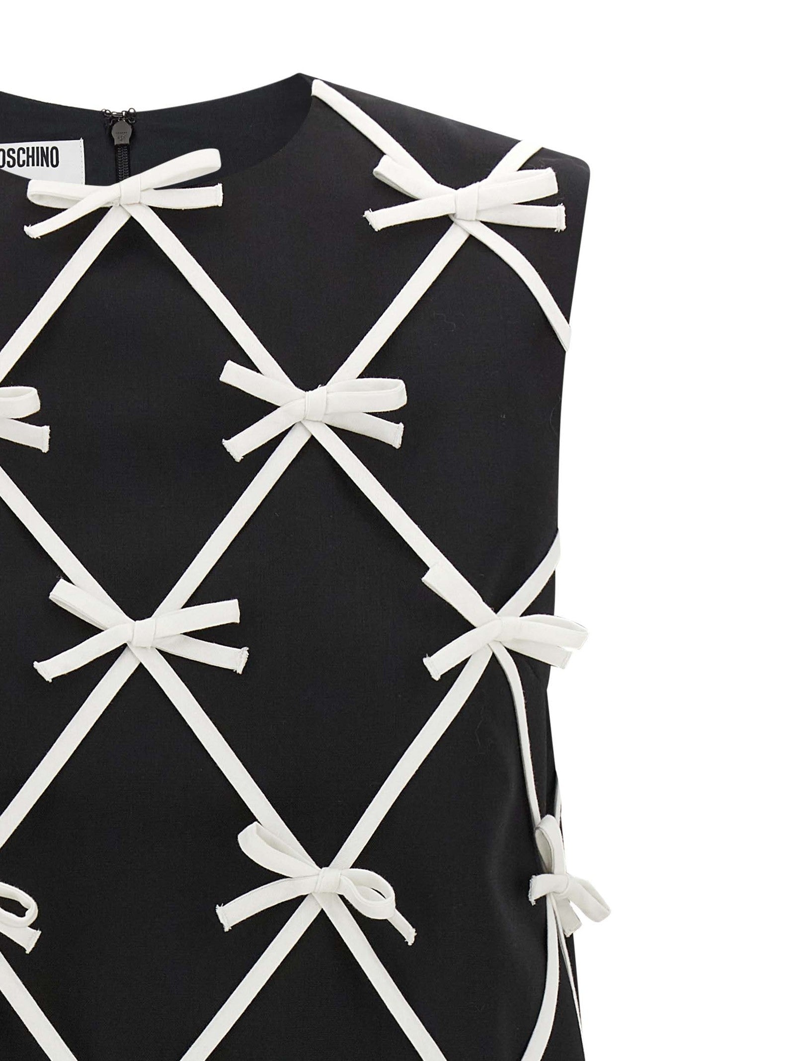 Moschino Bow Dress White