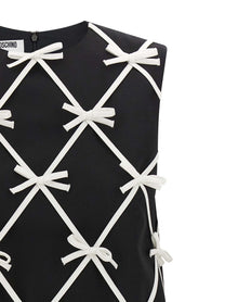 Moschino Bow Dress White