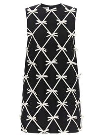 Moschino Bow Dress White