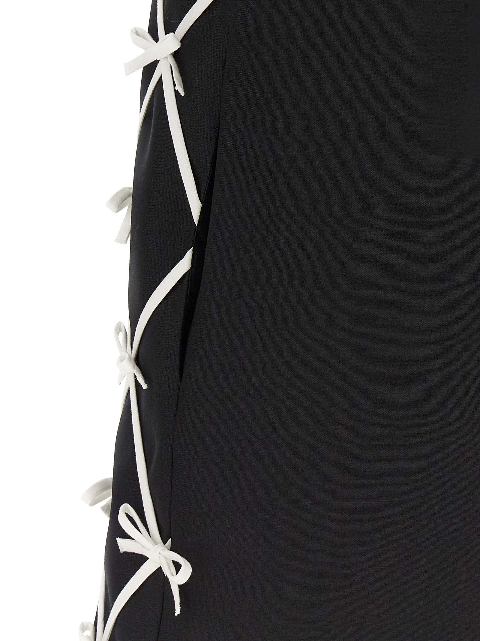 Moschino Bow Dress White