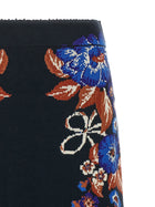 FARM Rio Bow Garden Knit Intarsia Skirt Gold, view 3