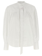 PRADA Bow Shirt White