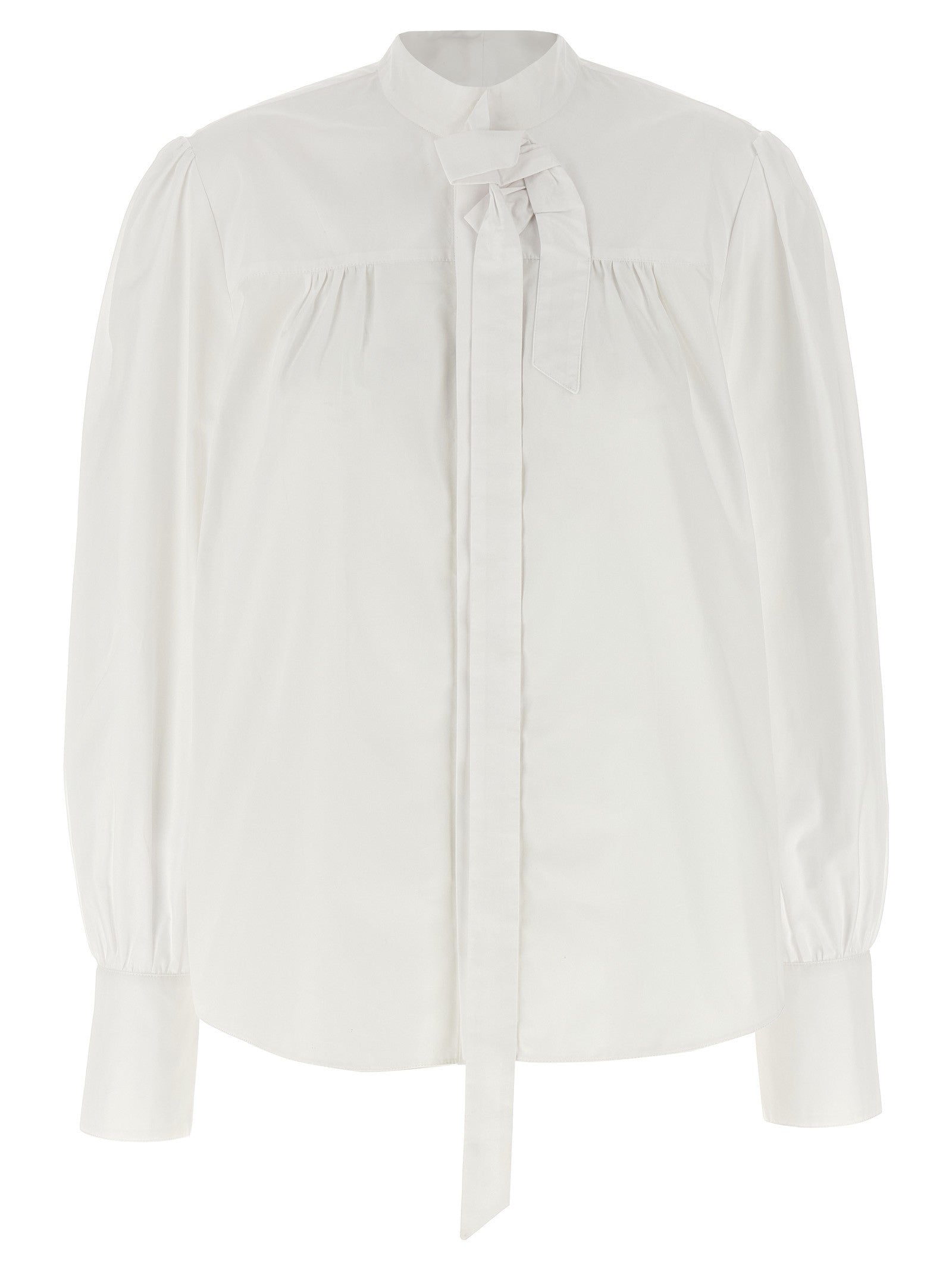 PRADA Bow Shirt White